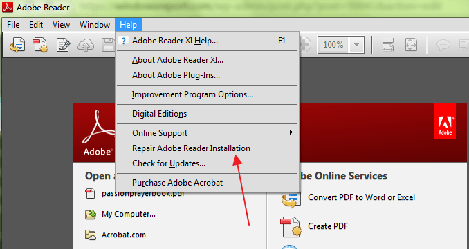 adobe pdf windows xp
